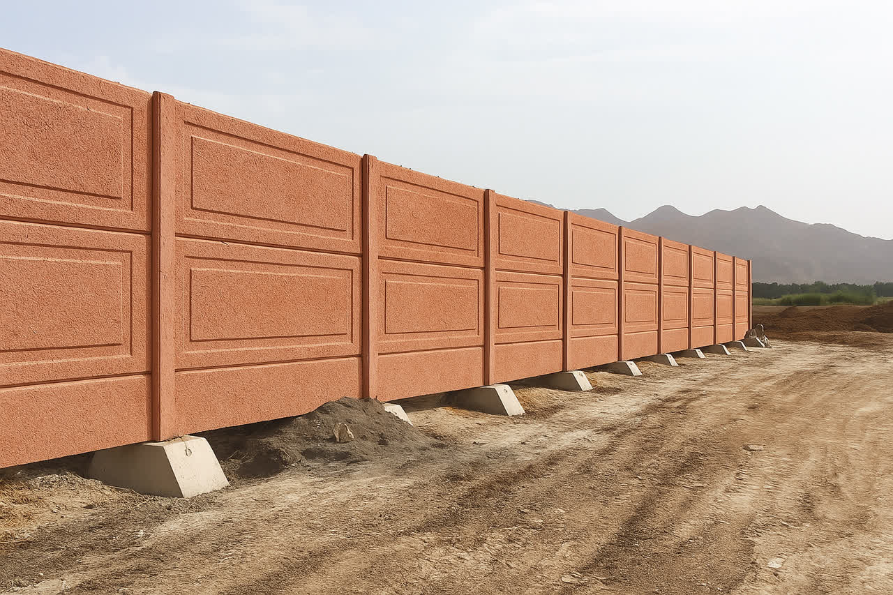 اجرای دیوار حائل پیش ساخته بتنی - نقاط مختلف کشور